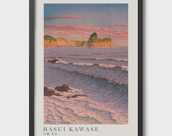 Hasui Kawase Japanese Print – Shin-Hanga Coastal Art Poster