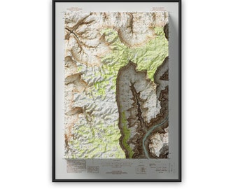 Fossil Bay - Grand Canyon National Park,Arizona Topographic Map 1988