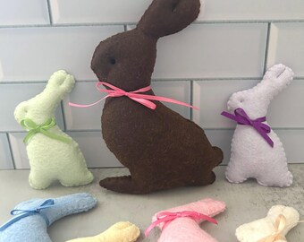 Felt Easter Set | Pretend Play Food | Play Food | Kids Toy | Chocolate bunny | Bunnies | Ready to Ship