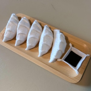 Felt Gyoza Set | Pretend Play Food | Play Food | Kids Toy | Ready to Ship