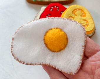 Felt Avocado Toast set | Play food | Felt toys | Pretend avocado | Eco friendly toy food | Tomatoes