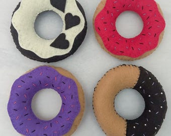 Felt donut set | Felt pretend food | Eco friendly pretend food | Felt kids toy | Pretend donuts