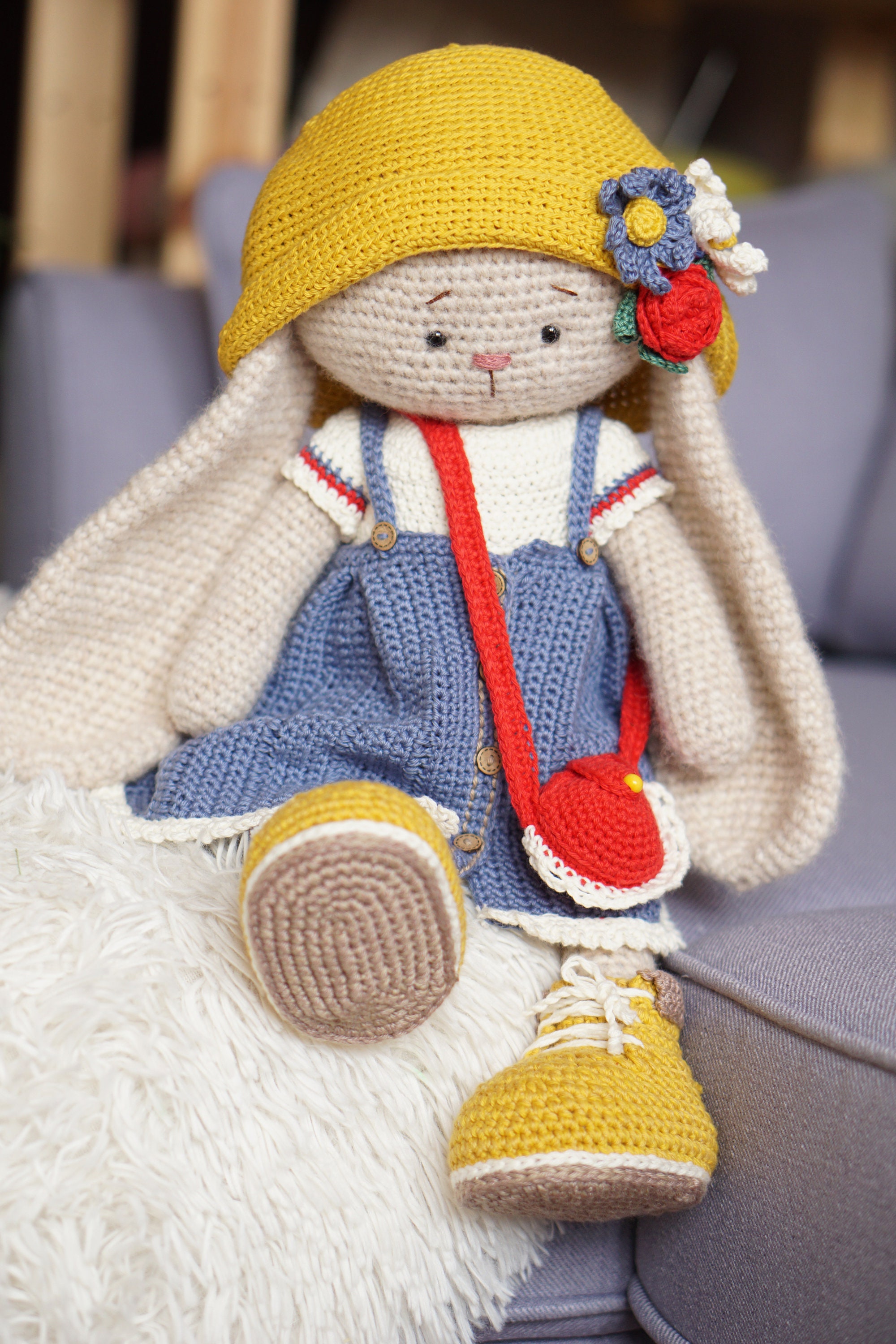 Amigurumi Kits with yarn Toy crochet patterns DIY KIT Bunny | Etsy