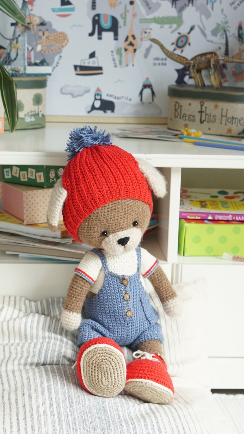 Amigurumi Kits With Yarn Dog Toy Crochet Patterns DIY KIT Etsy