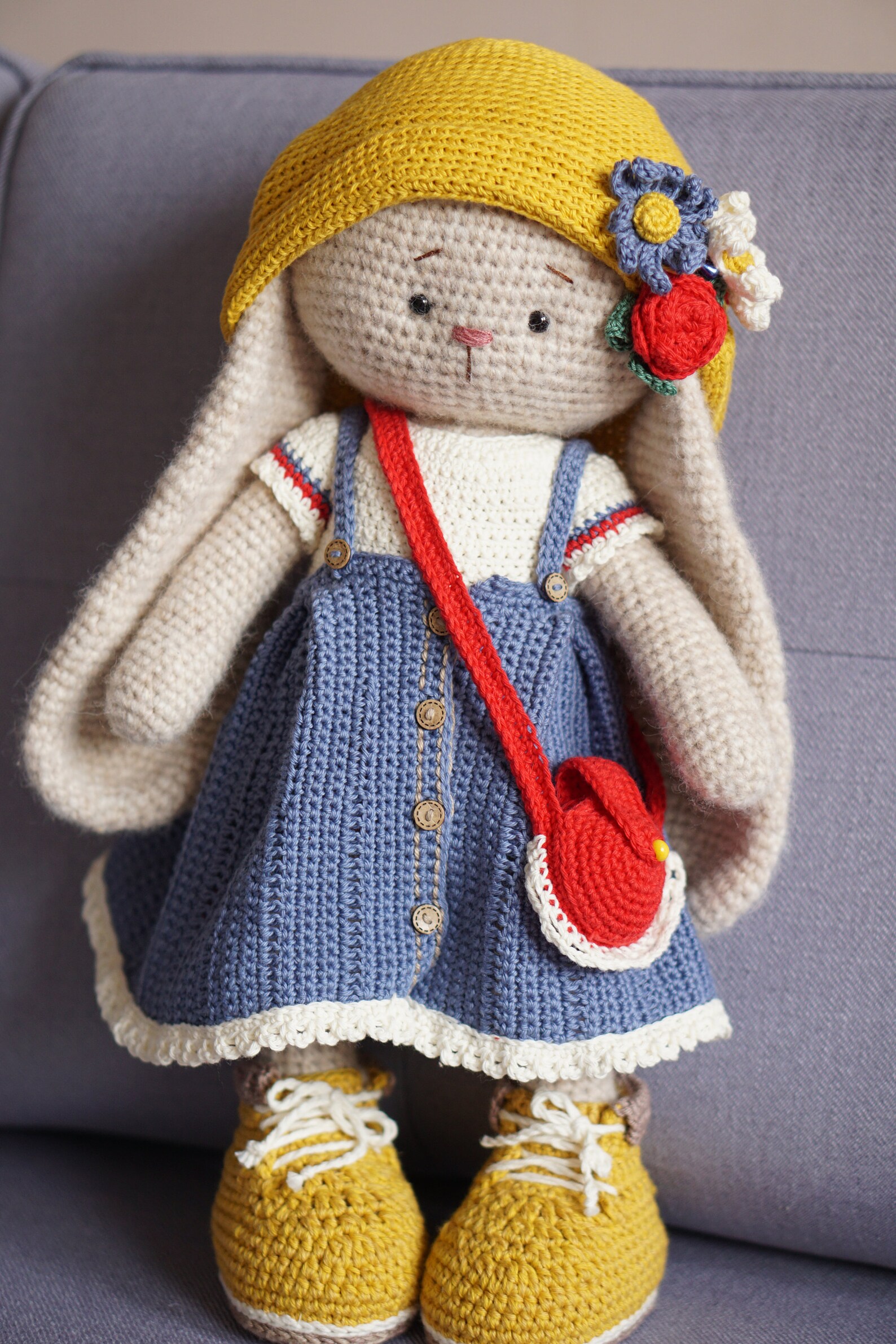 Amigurumi Kits with yarn Toy crochet patterns DIY KIT Bunny Etsy