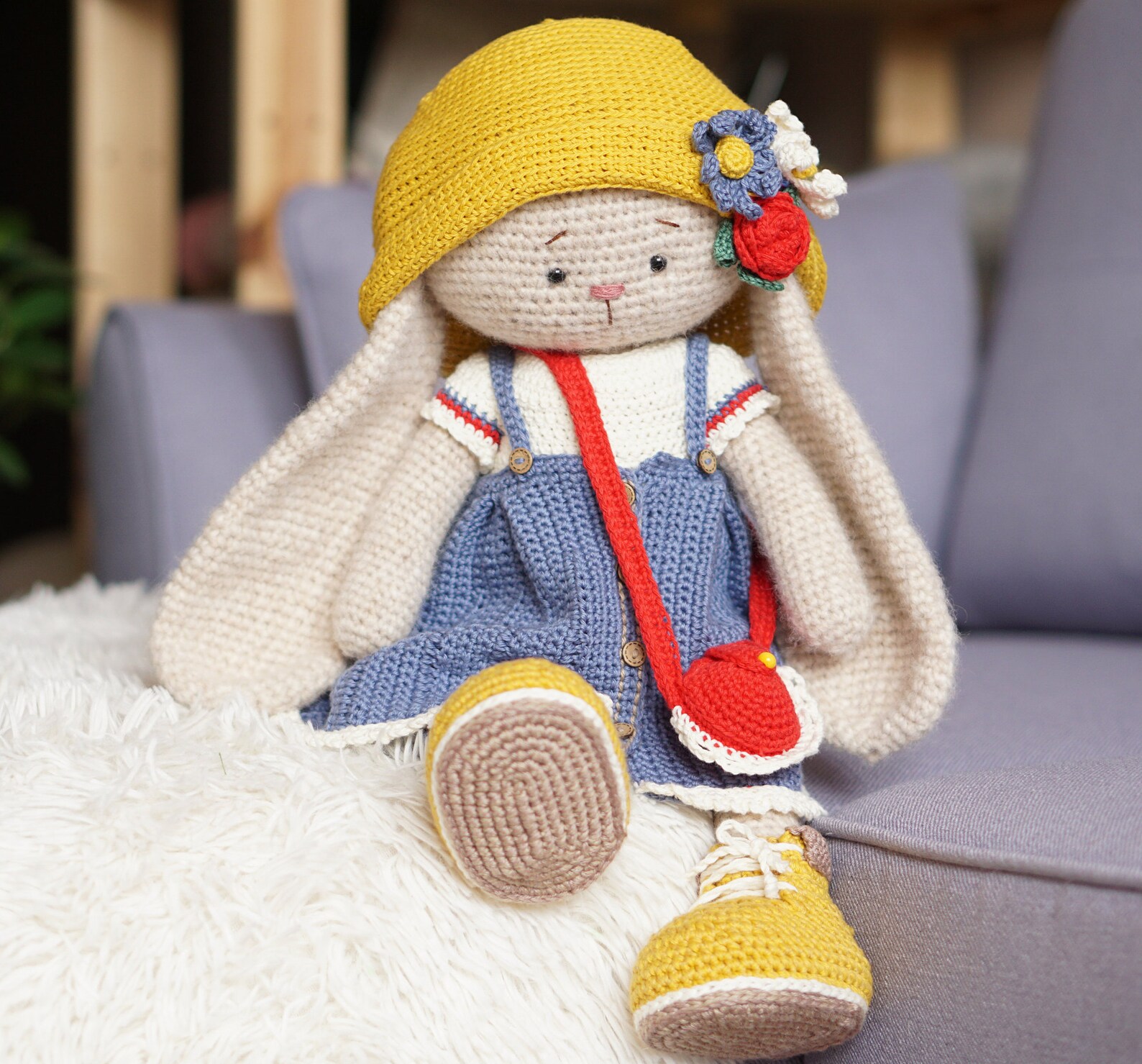 Amigurumi Kits with yarn Toy crochet patterns DIY KIT Bunny Etsy