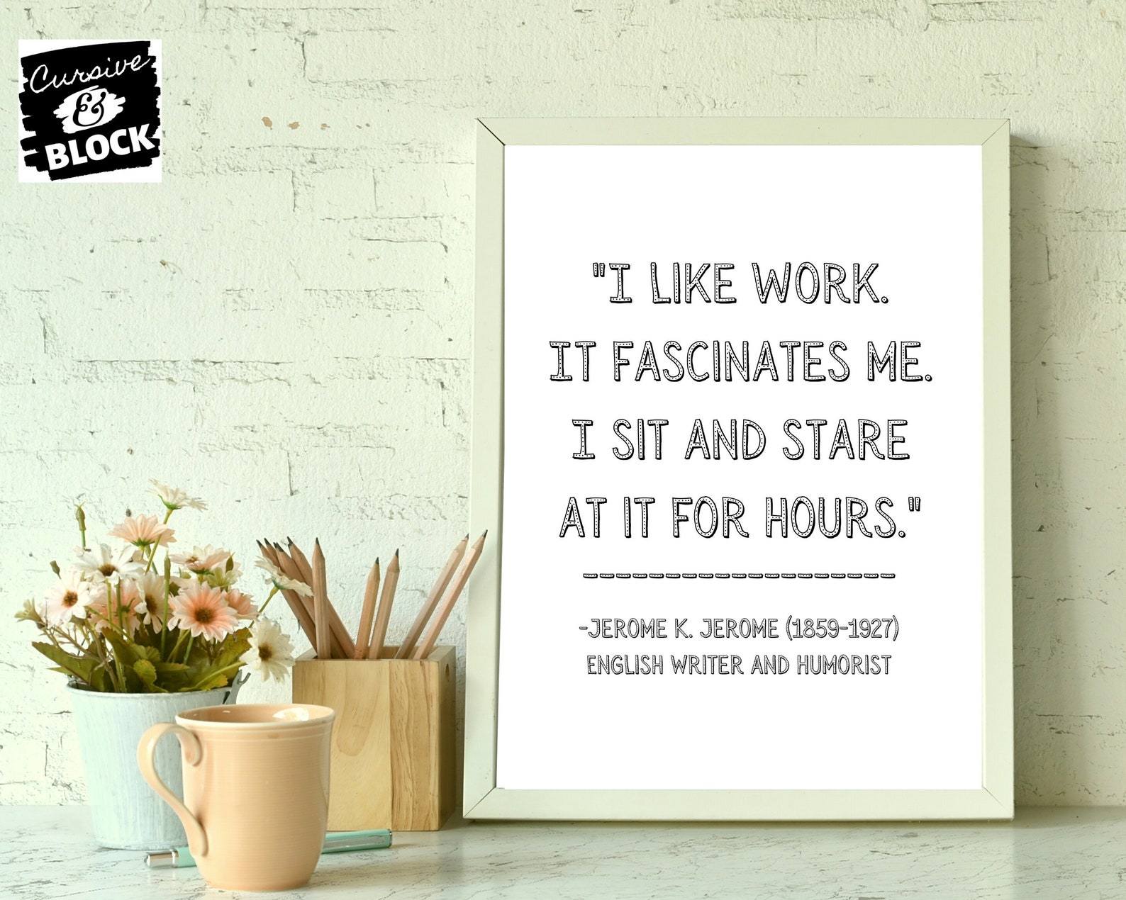 Printable Quote Sign for Office Cubicle Decor Funny Office Etsy