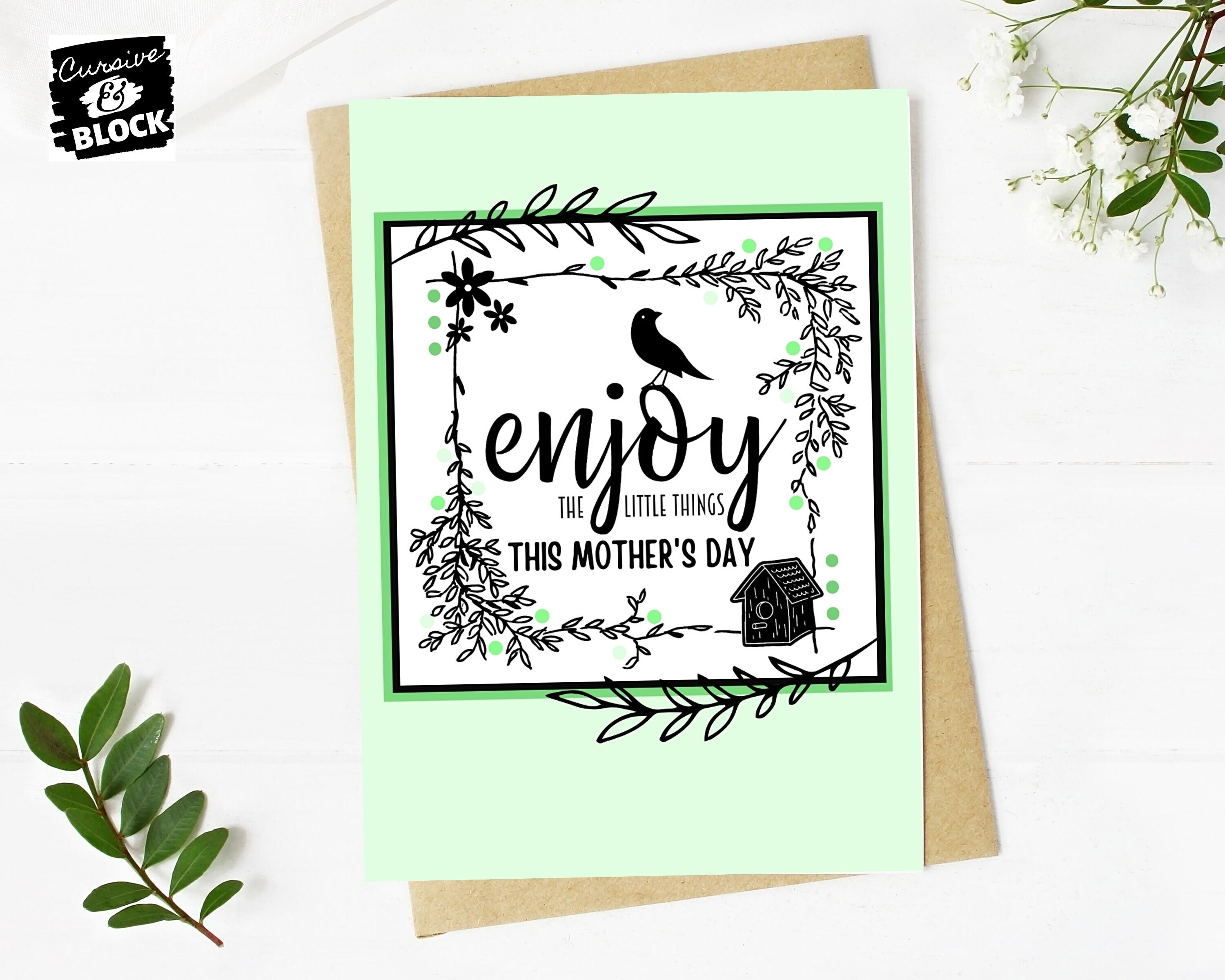 Printable Mothers Day Card Digital Download for Mummy, Mother in Law ...