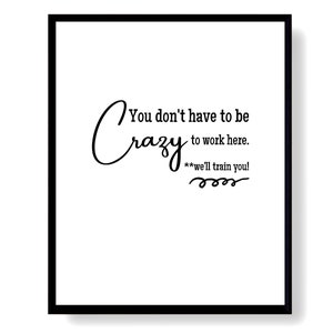 Home Office Decor Funny Poster, Cubicle Desk Art Print For Women Digital Download