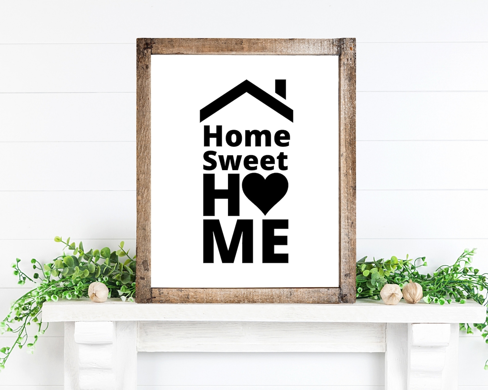 Home Sweet Home Printable Sign, Home Decor Wall Art Print Download - Etsy