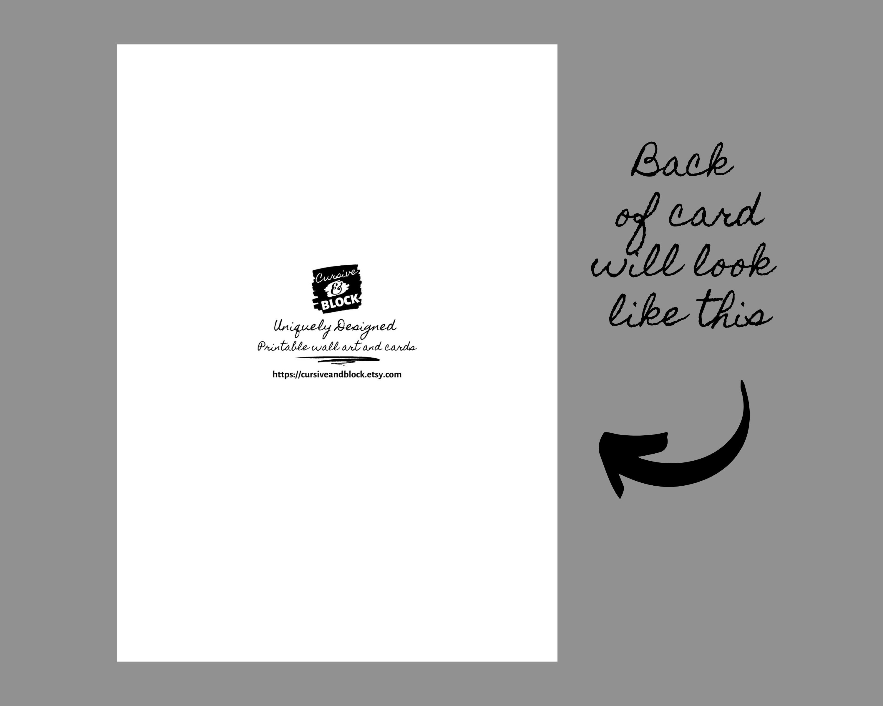 Rude Birthday Card Printable With Sarcastic Old Age History Buff Quote ...