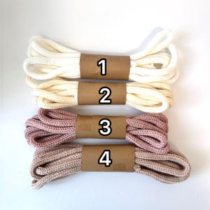 Tricotin I Cord for Wire, Cotton Knitted Cord, Knitted Cord by Yard for Name and Decor, Yarn by Yard in Cord for Crafting, Yarn for Wire Art image 3