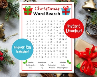 Recherche de mots de Noël