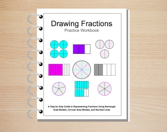 Dessiner des fractions en toute confiance : un cahier d'exercices étape par étape