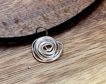 Twisted Wire Spiral Choker | Handmade Silver Wire Jewelry | Affordable Jewelry