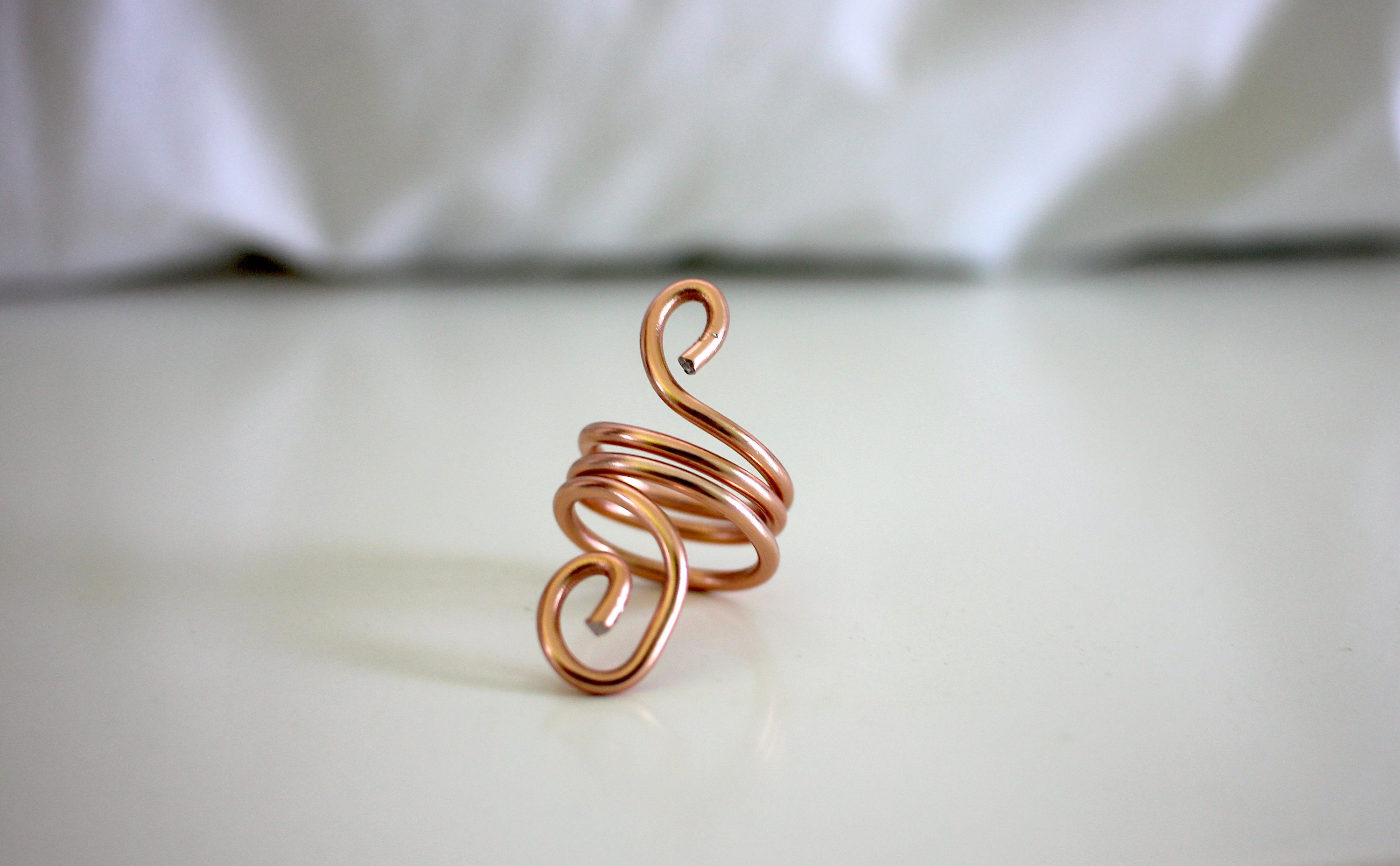 Pin on copper rings