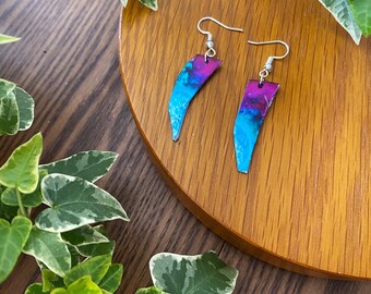 CD Arrow Earrings/ Cosplay/ Recycled Jewelry/ Fairy Earrings