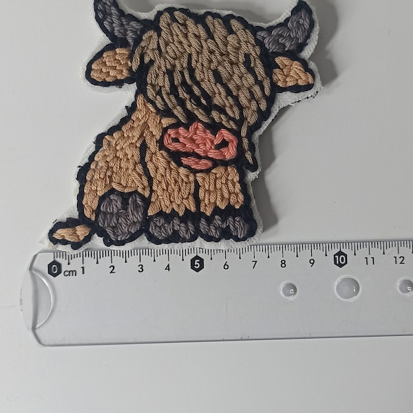 Patch Thermocollant Vache mèche rebelle