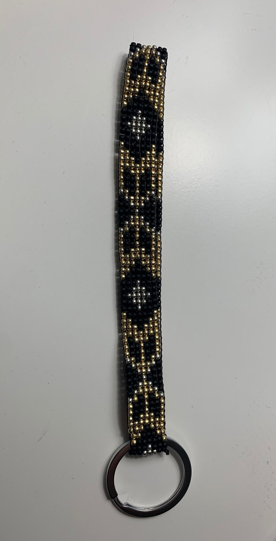 Loom Beading Aztec Beaded Keychain Etsy