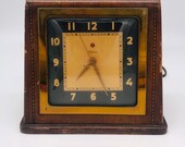 Vintage Telechron Clock, 1940s, Electric Mantle or Shelf Clock
