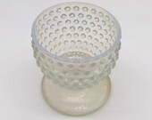 Elegant Vintage Opalescent Hobnail Round Vase. Planter, Dish, Spooner, Bowl