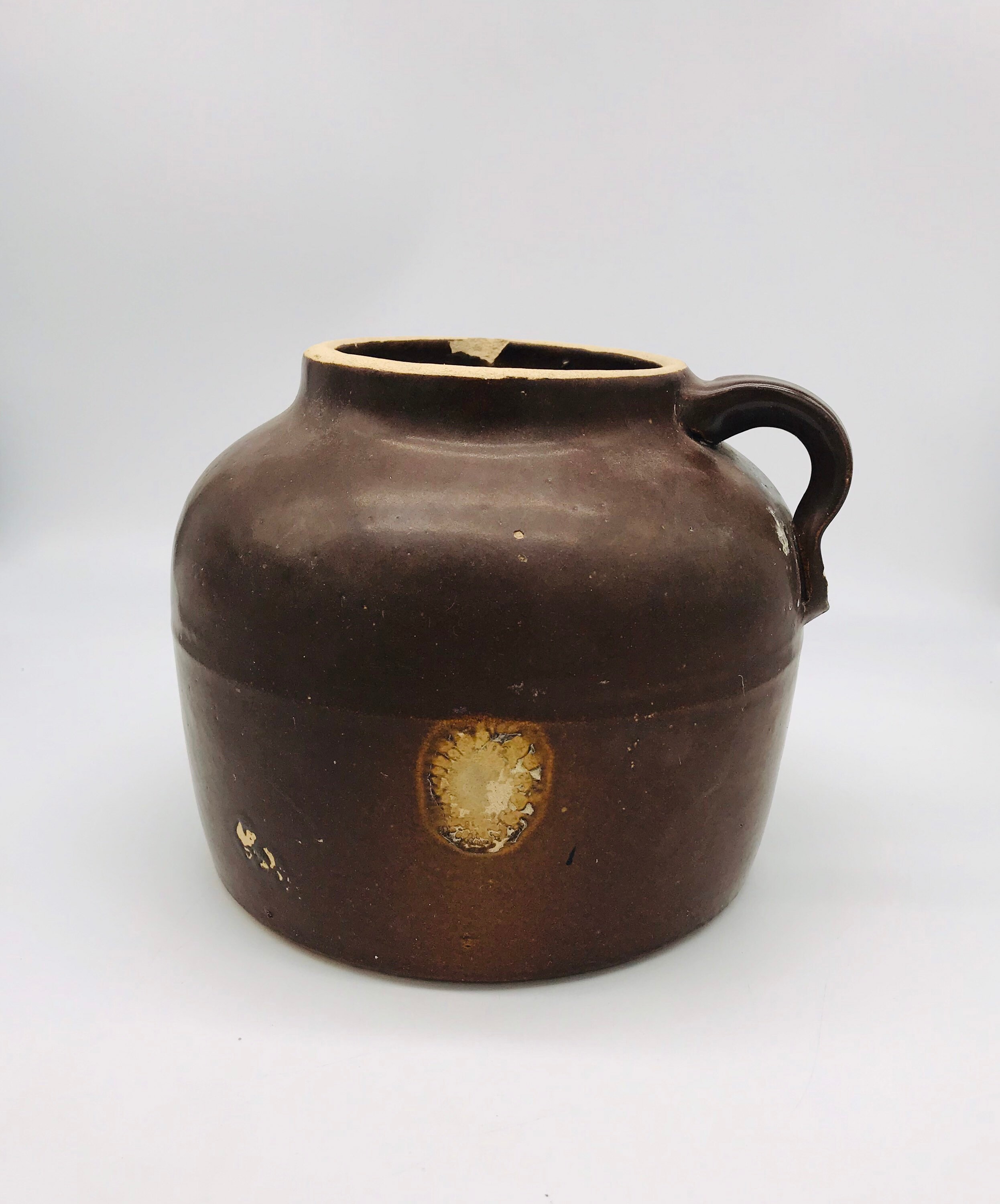 Vintage Beehive Shaped Bauer Pottery Brown Jug Stoneware Jug Etsy