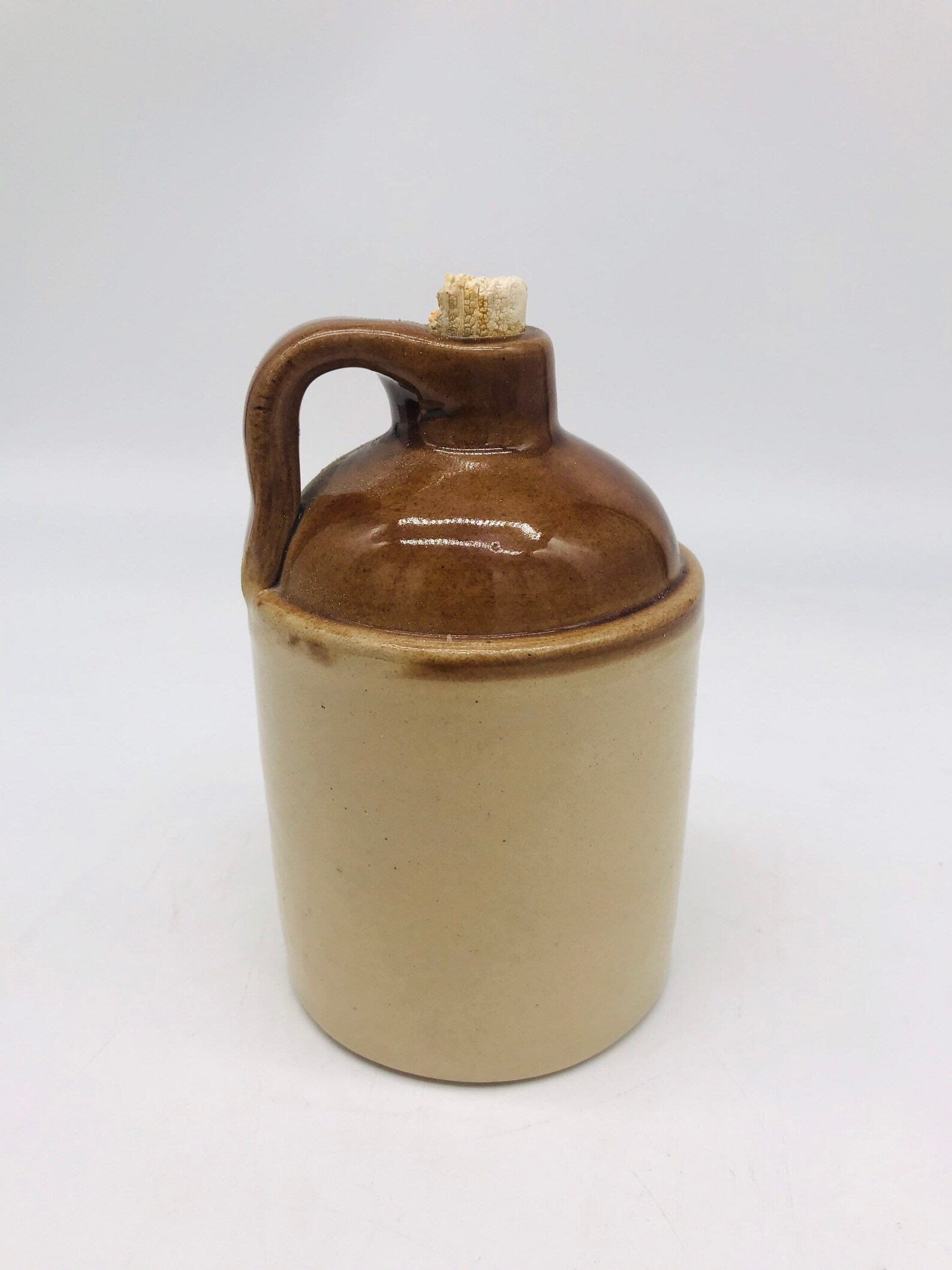 Vintage Stoneware Corn Whiskey Jug With Handle / Platte Valley Etsy
