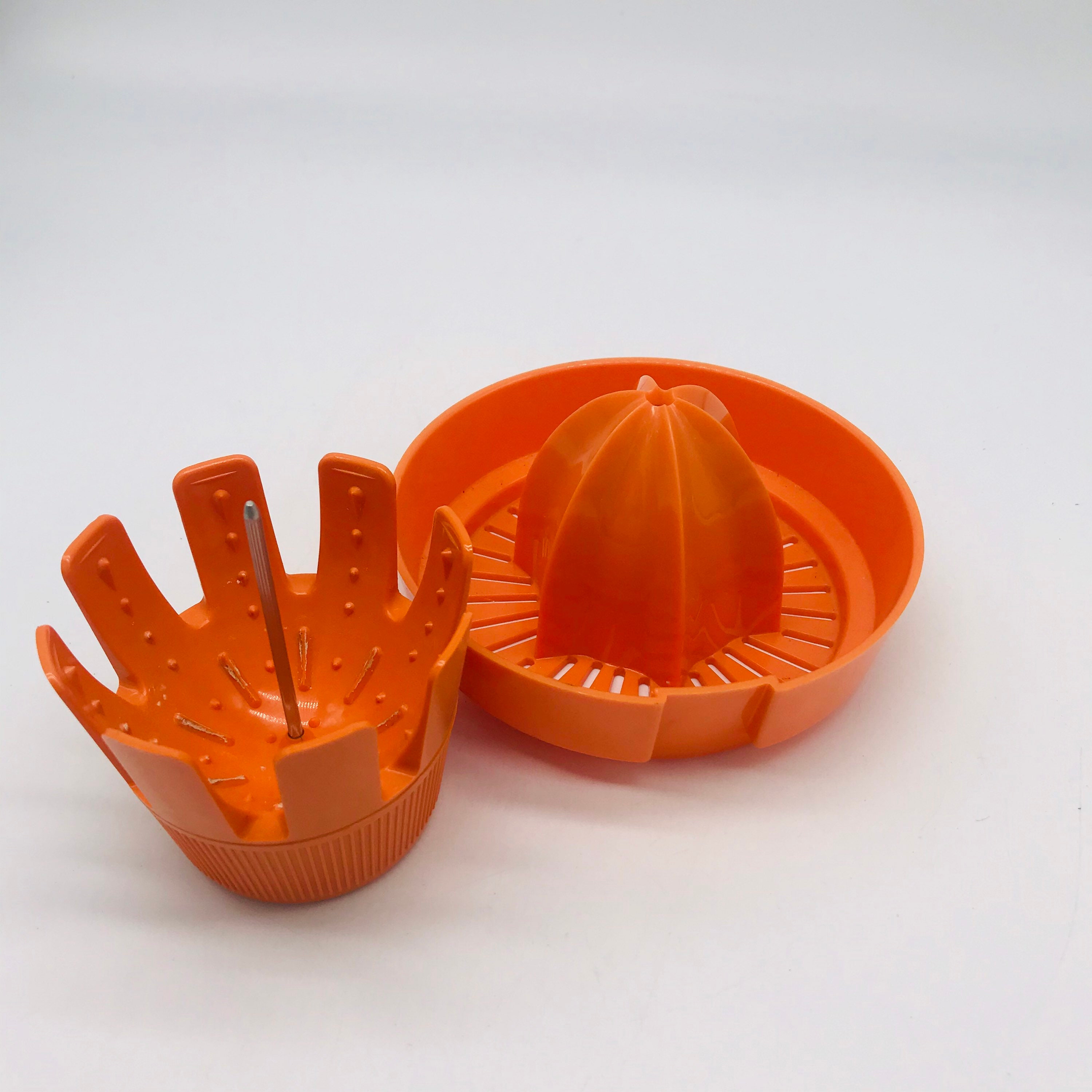 Vintage Orange Plastic Lemon Squeezer Juicer Reamer Mid Etsy UK
