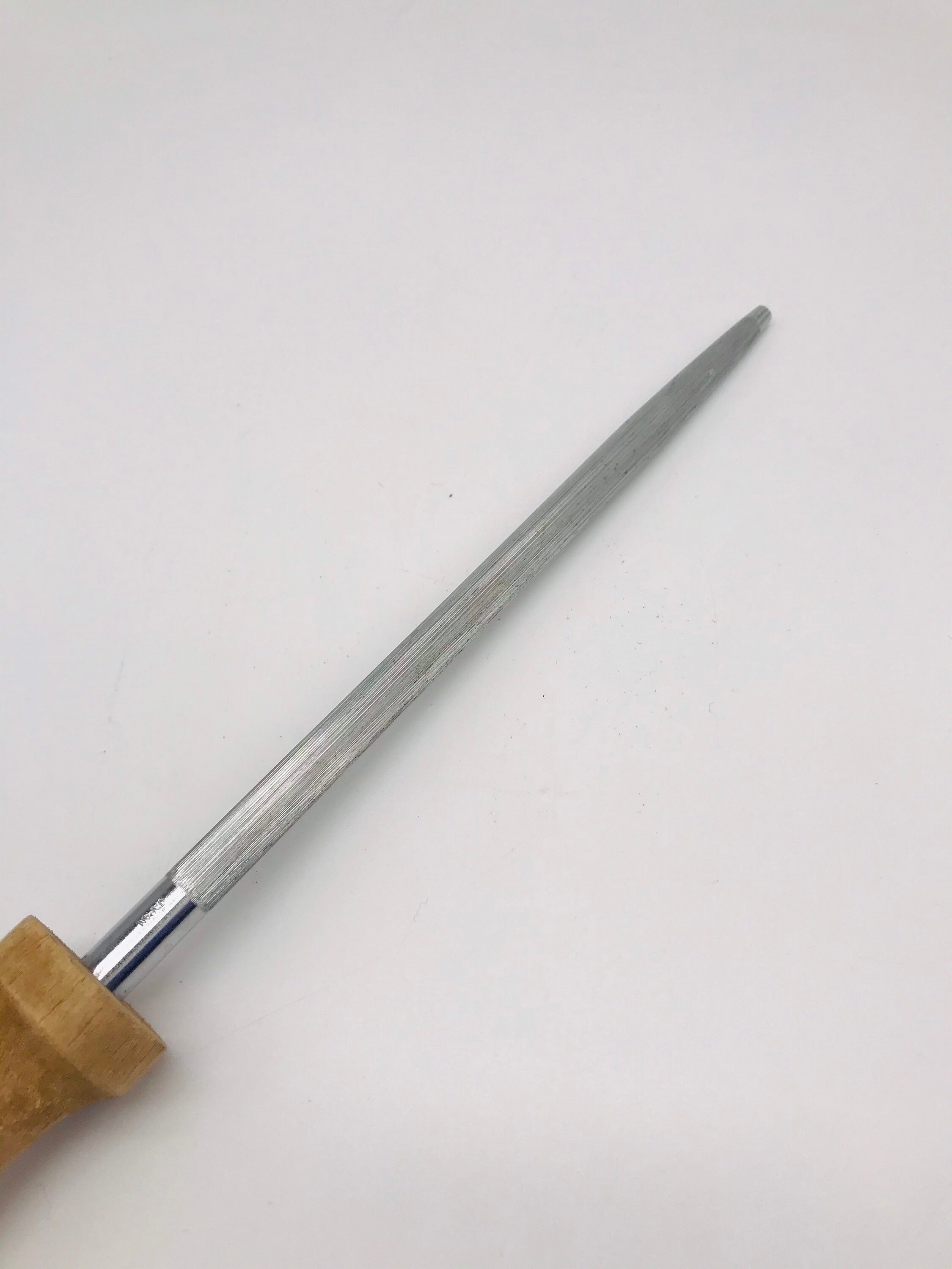 Vintage Natural Wood Handle Knife Sharpener Etsy