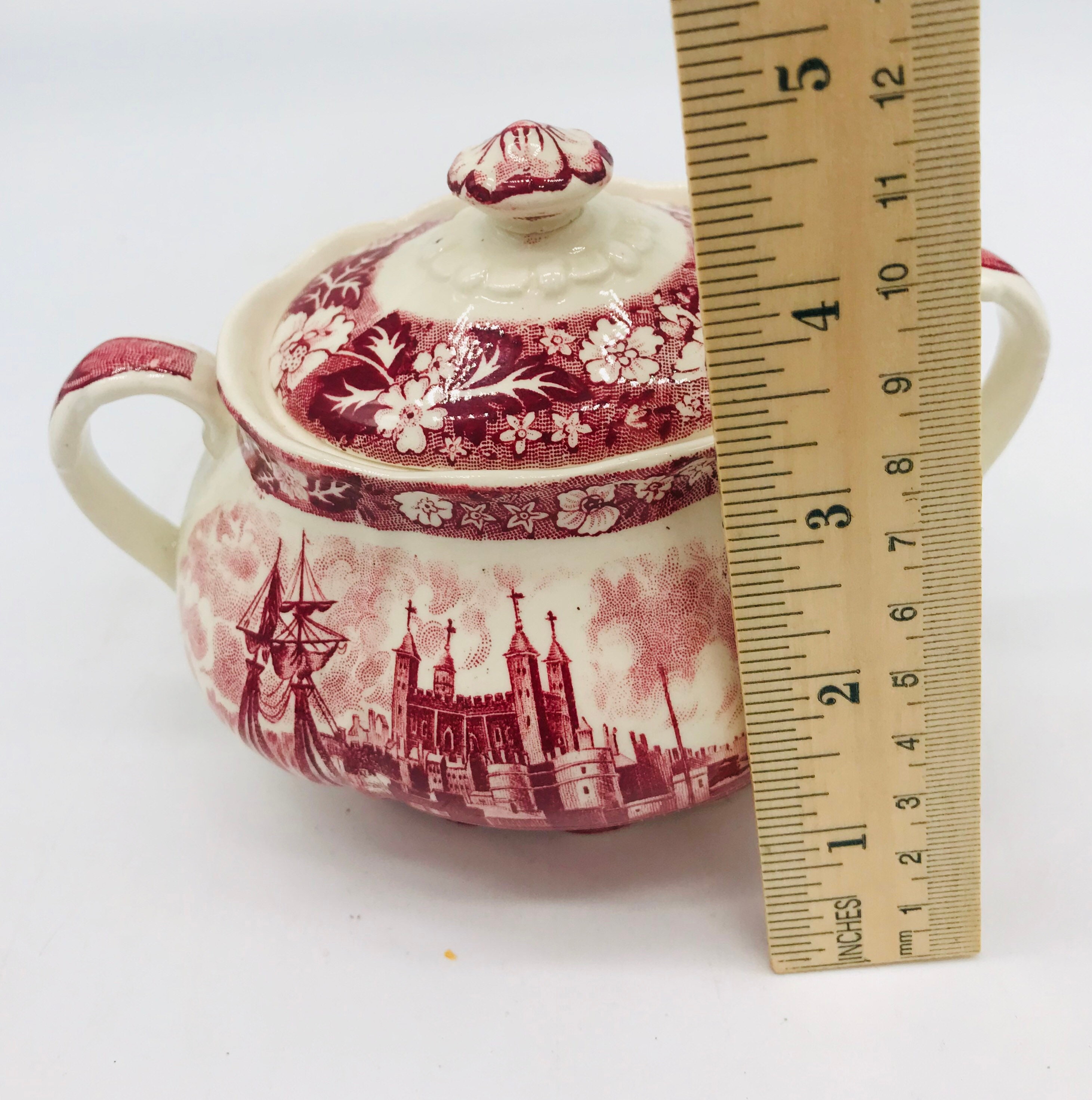 Vintage Tower of London Thames River Scene Palissy Pottery Etsy