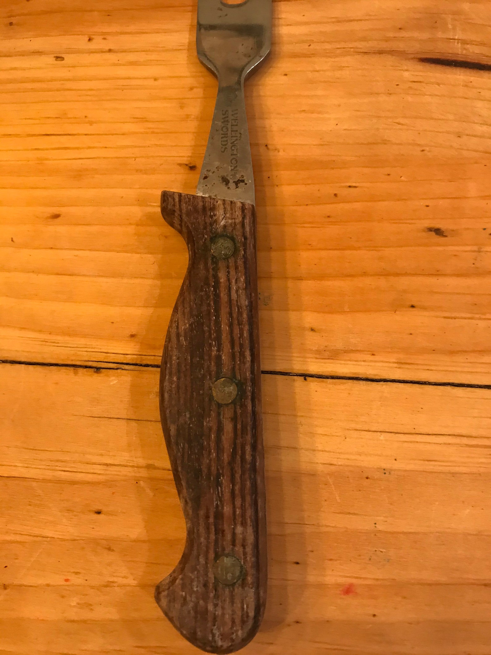 Vintage Wooden Handle Kitchen Fork Utensils Fork Two Prongs Etsy