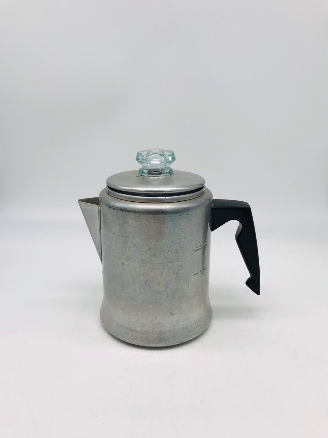 Vintage Aluminum Coffee Pot Rustic Coffee Pot / Primitive Etsy