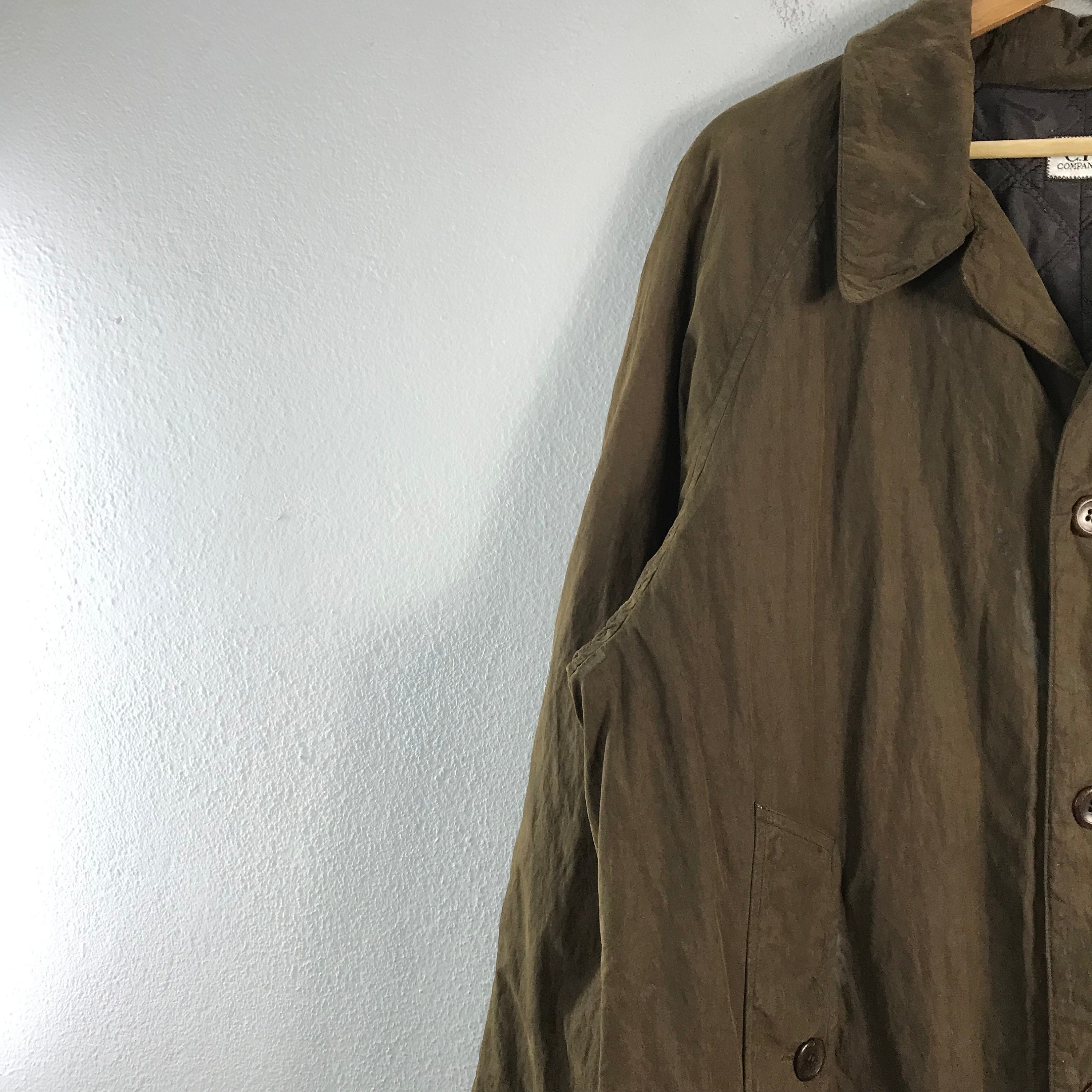 Vintage Cp Company Trench Coat Menswear Distressed Rugged Vintage Cp Company Trench Coat Menswear Distressed Rugged