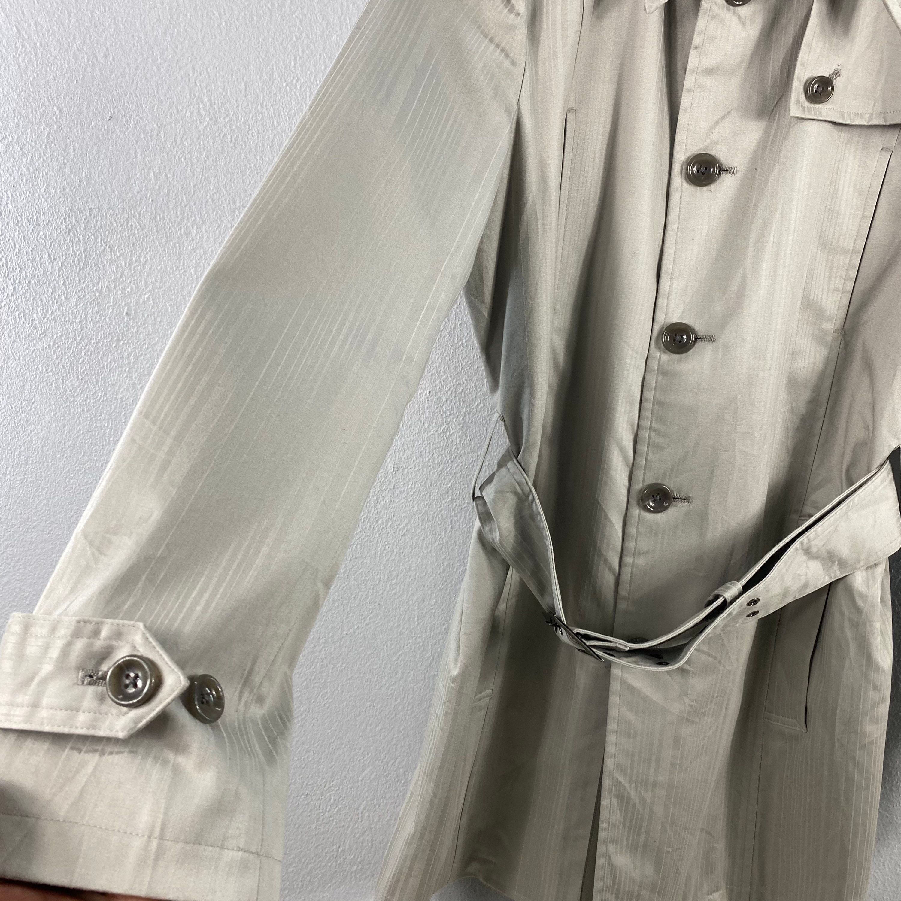 Vintage Tornado Mart Trench Belt Coat Japanese Brand Casual Vintage Tornado Mart Trench Belt Coat Japanese Brand Casual