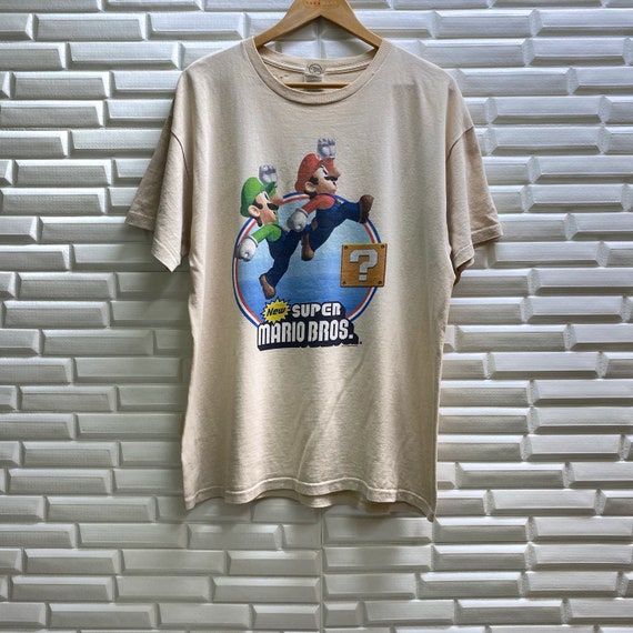 Vintage Super Mario Bros video game nintendo carto