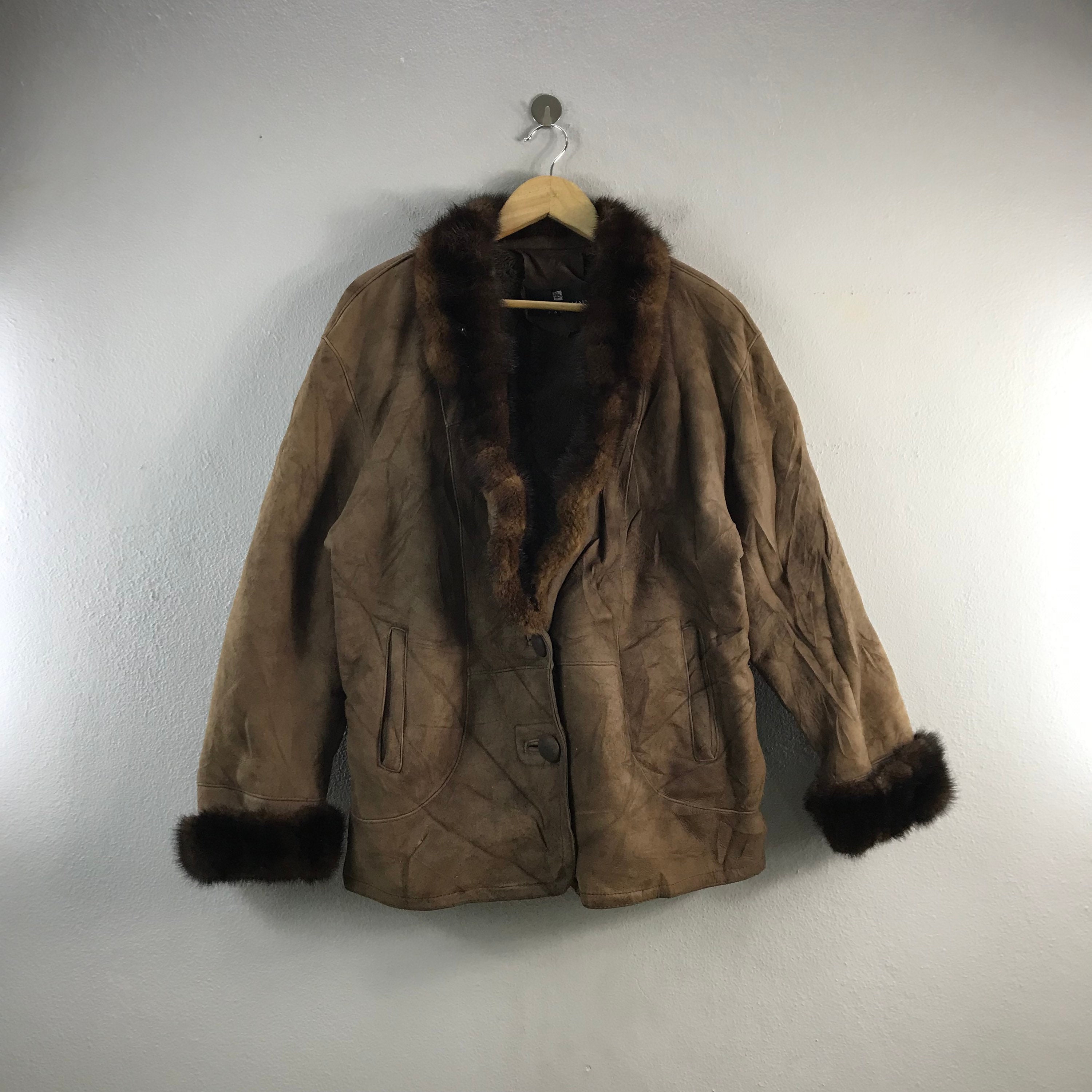 Vintage 1990s Pierre Balmain Womens Genuine Leather Mink Fur Vintage 1990s Pierre Balmain Womens Genuine Leather Mink Fur