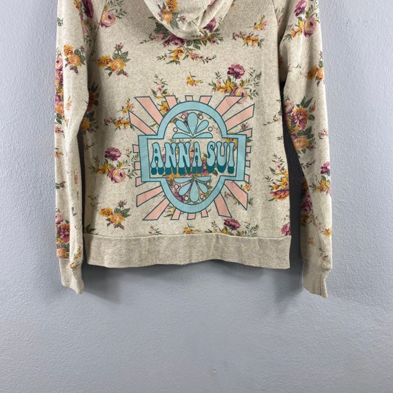 Vintage Anna Sui Zipper Floral All Over Design St… - image 8