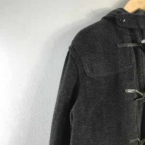 Vintage Gloverall England Duffle Coat Menswear Herringbone Long Trench ...