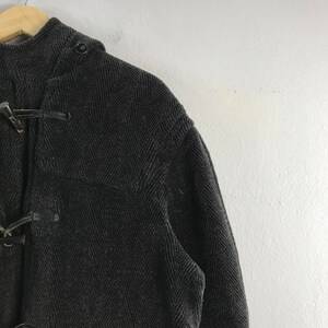 Vintage Gloverall England Duffle Coat Menswear Herringbone Long Trench ...