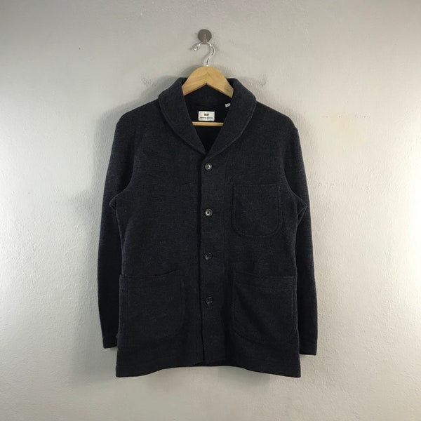 Engineered Garments New York Marque japonaise Manteau léger à col châle Style masculine Tenues décontractées Mode Bombers Veste coupe-vent Noir