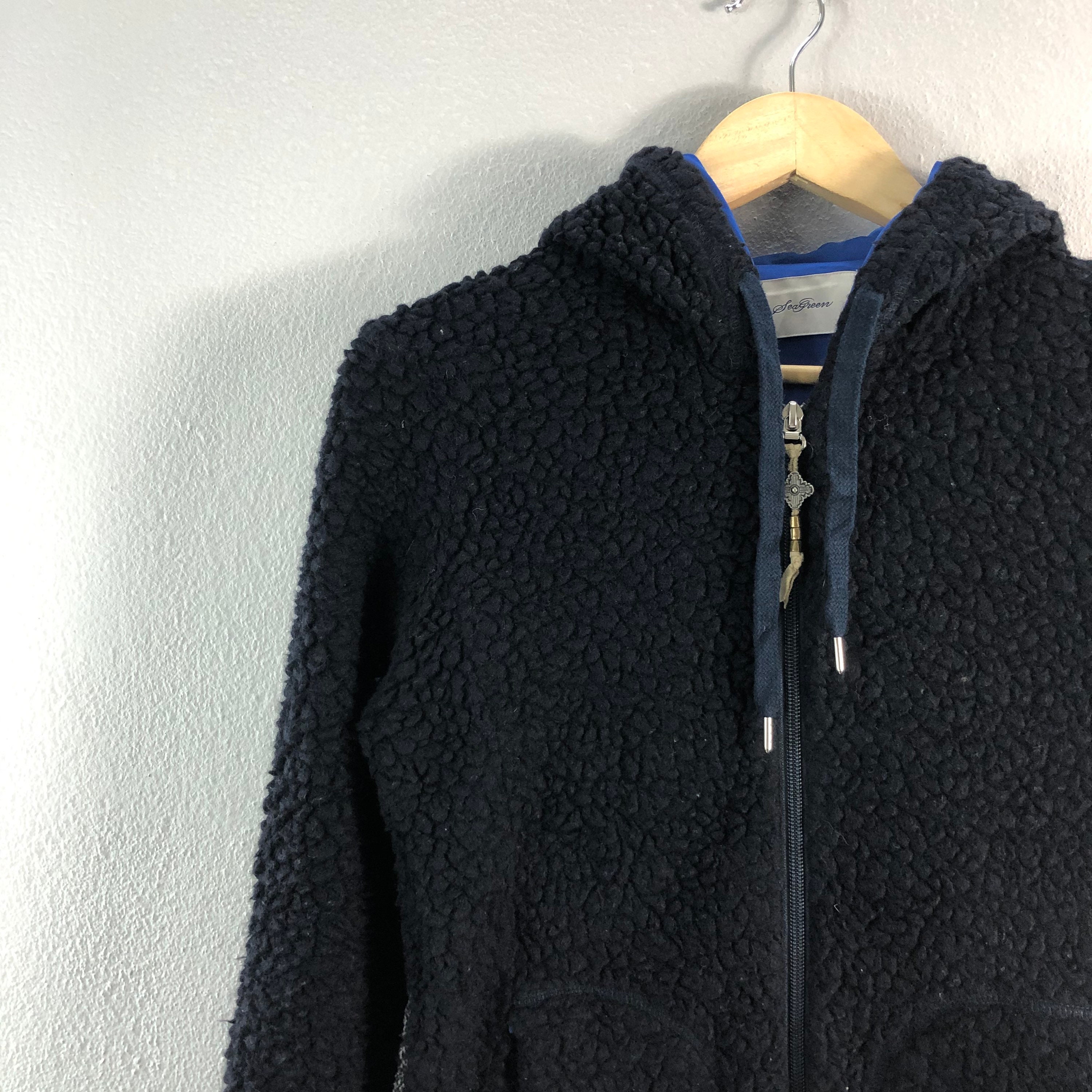 Seagreen Japanese Brand Style Hoddie Vintage Light Bulky Seagreen Japanese Brand Style Hoddie Vintage Light Bulky