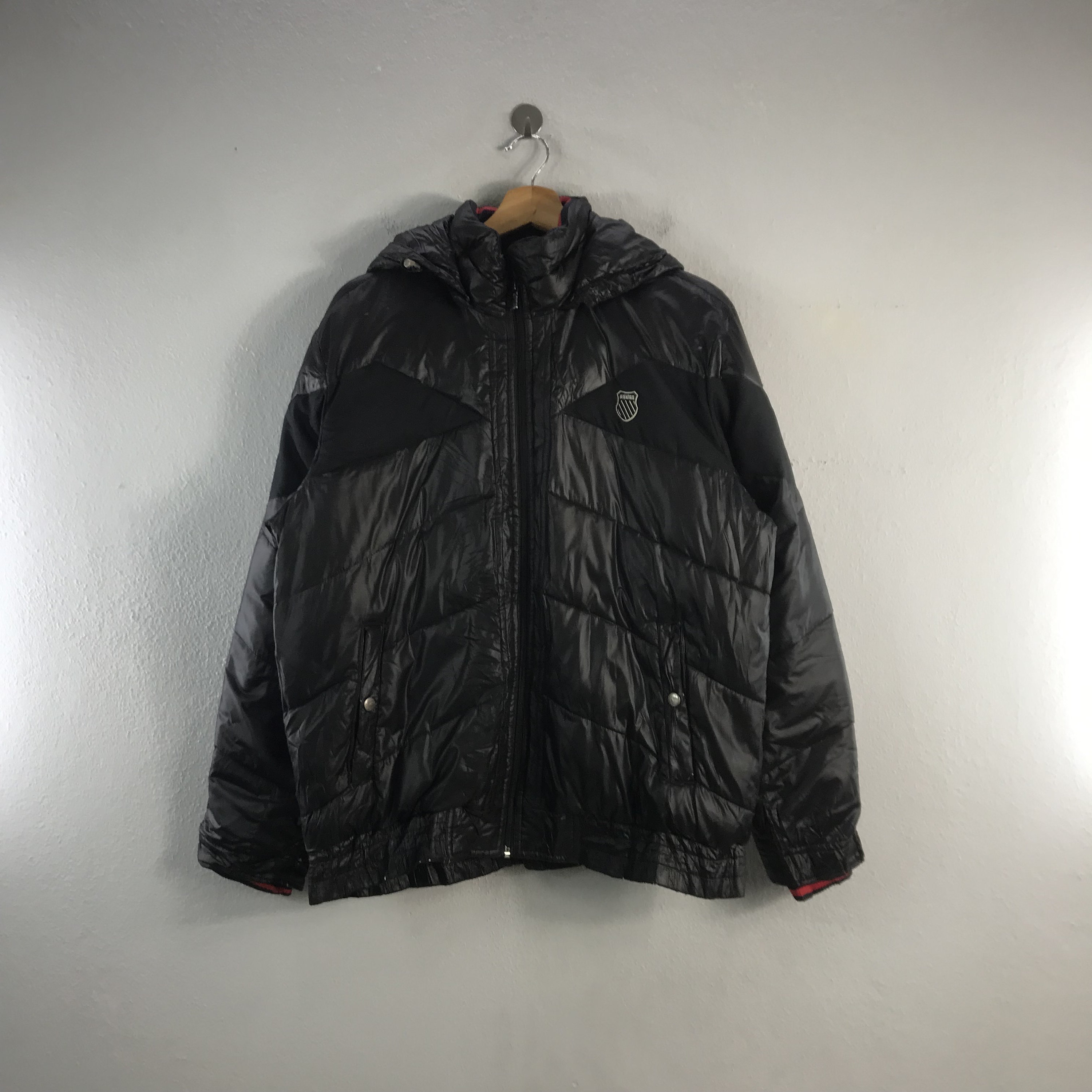 Vintage K Swiss Quilted Puffer Down Style Outerwear Menswear Vintage K Swiss Quilted Puffer Down Style Outerwear Menswear