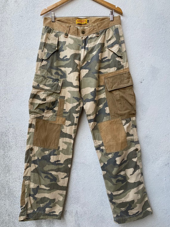 Vintage Rush Hour camo japanese brand patchwork st