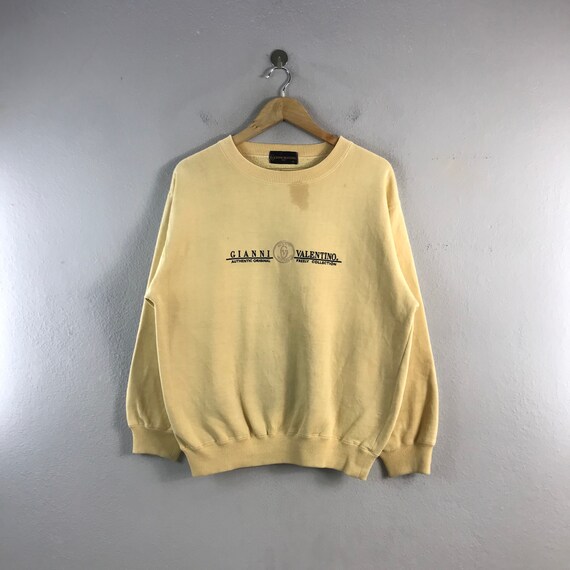 Faded shop yellow sweatshirt