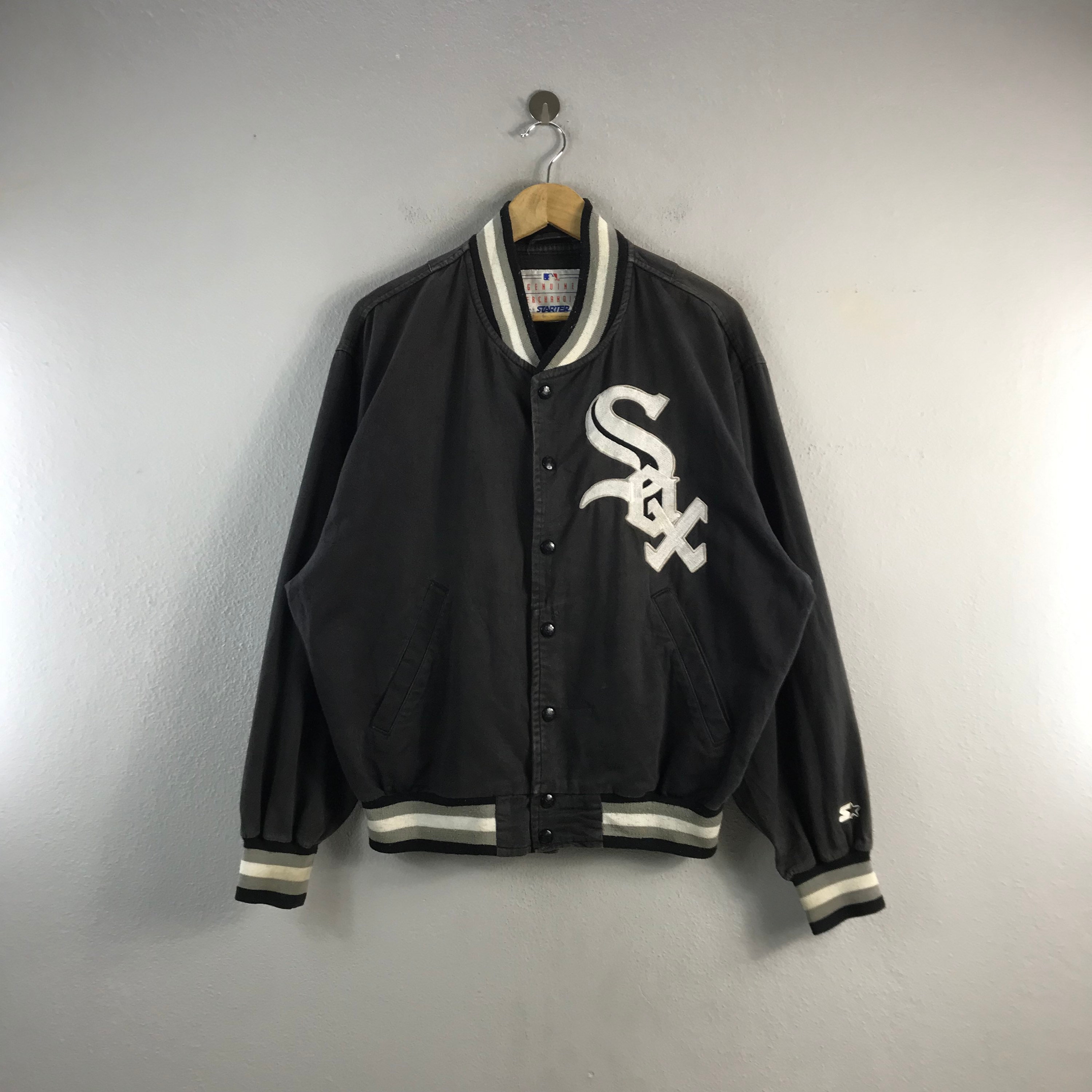 Vintage 1990's MLB CUBS Reversible Varsity Jacket Sz. S