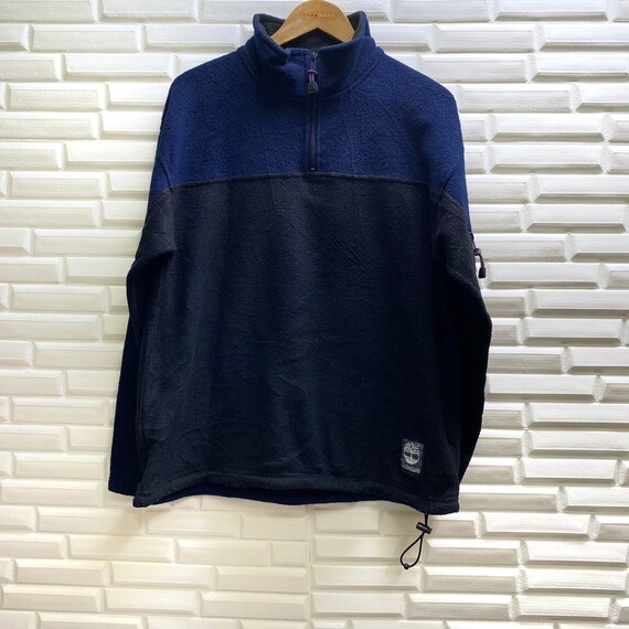 Vintage Timberland Half zipper fleece jacket crewn