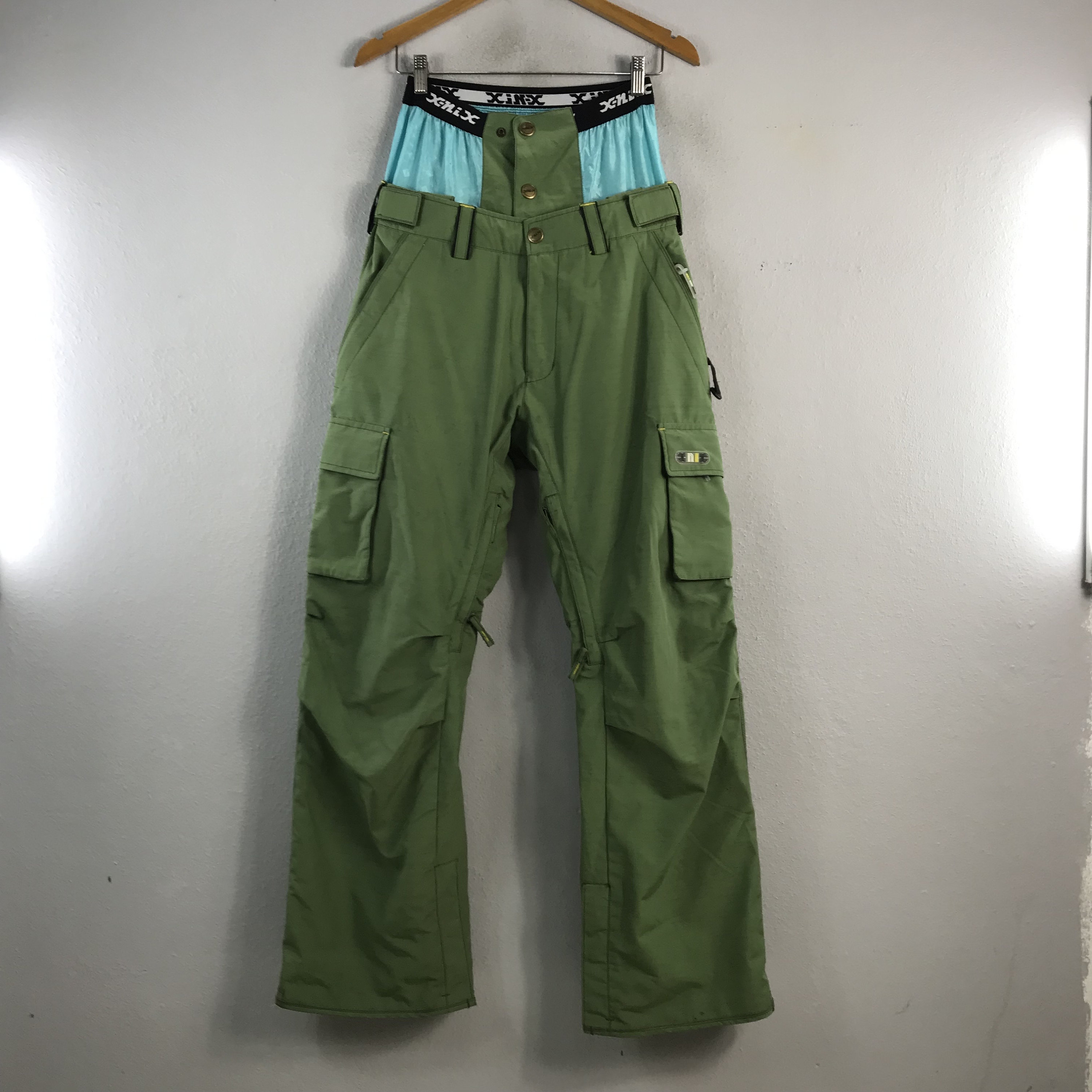 Vintage X Nix Double Waist Snowboarding Ski Cargo Winter Vintage X Nix Double Waist Snowboarding Ski Cargo Winter
