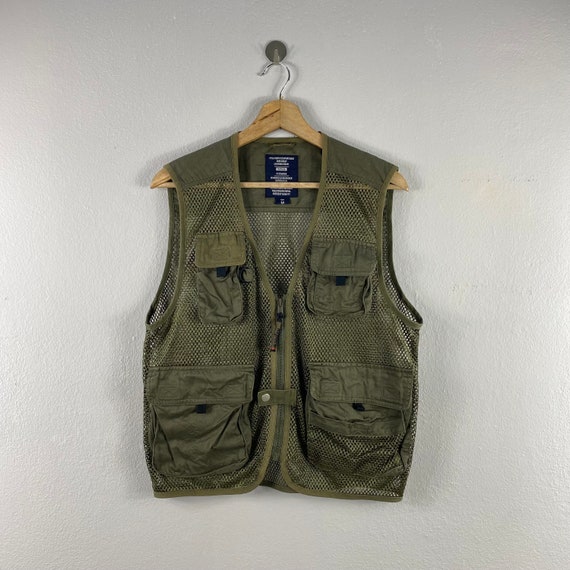 Vintage Nepuca Multipocket Tactical Cargo Style Streetwear Japanese Tracey  Design Outdoor Vest Sleeveless Jacket Green Medium Size -  Finland