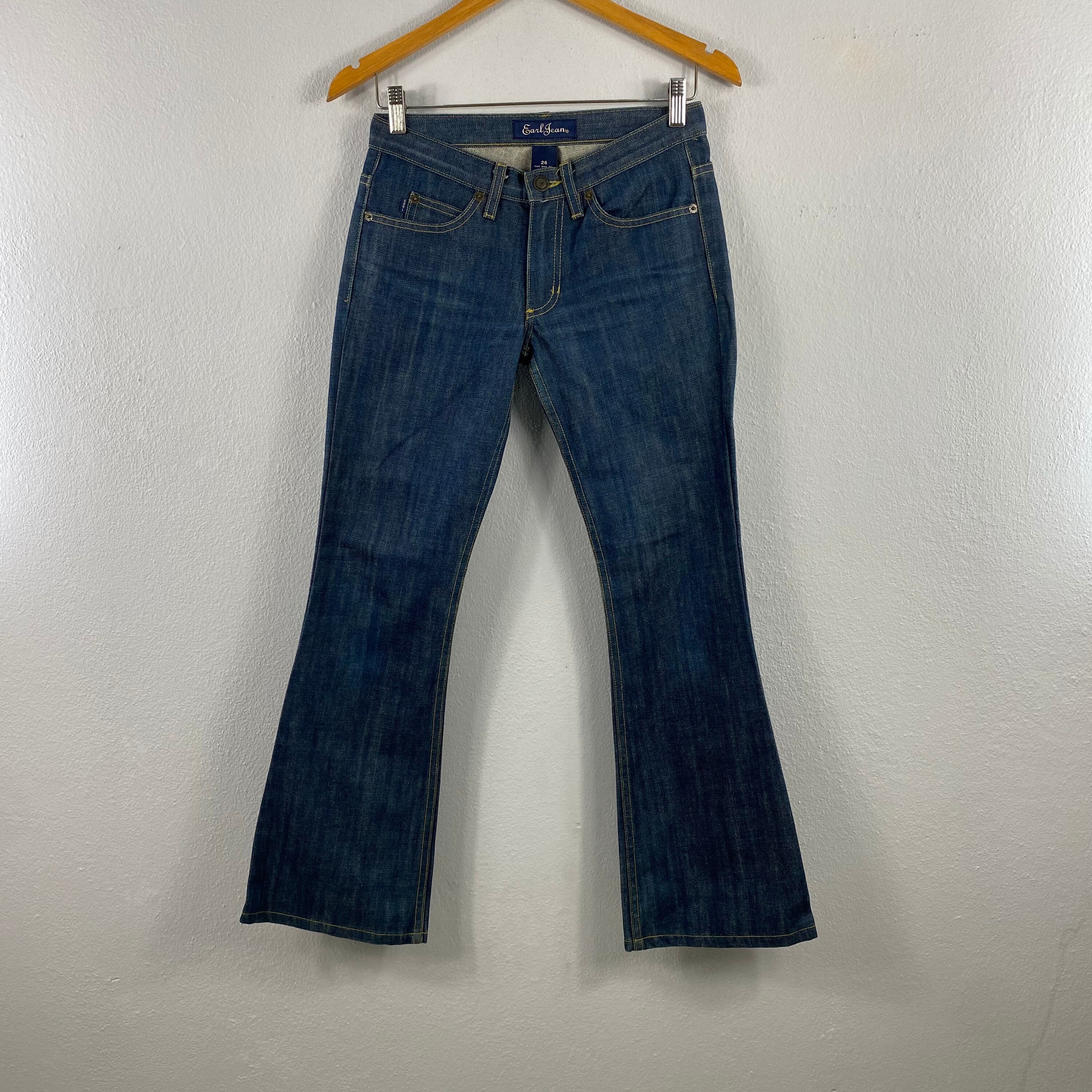 Vintage Earl Jeans Boot Cut Womens Stylish Outfit Casual Vintage Earl Jeans Boot Cut Womens Stylish Outfit Casual
