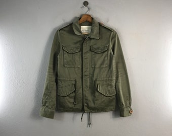 Vintage Moussy Japan Multipocket Field Coat Japanese Brand Rugged Utility Style Casual Outfits Fashion Bombers windbreaker jacket Green S